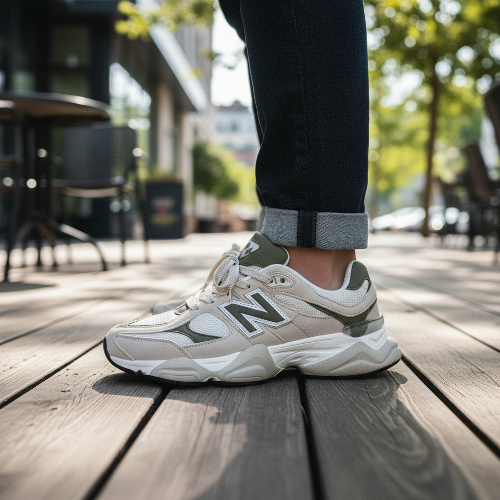 New balance 9060 grey Y khaki