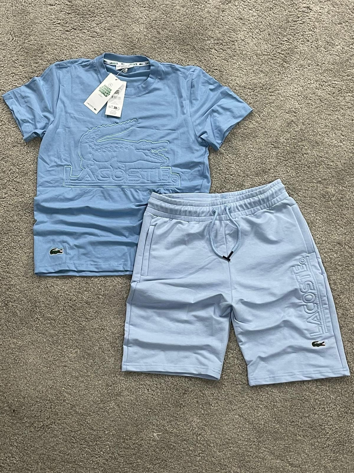 Conjunto de Verão Lacoste Azul🐊