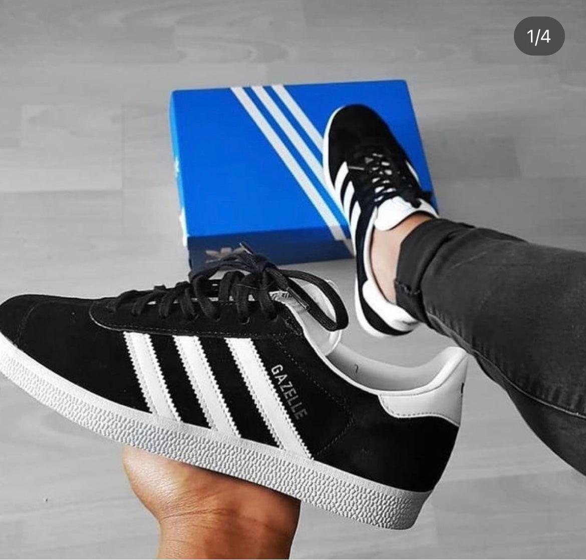 Adidas Gazelle Negras y Blancas