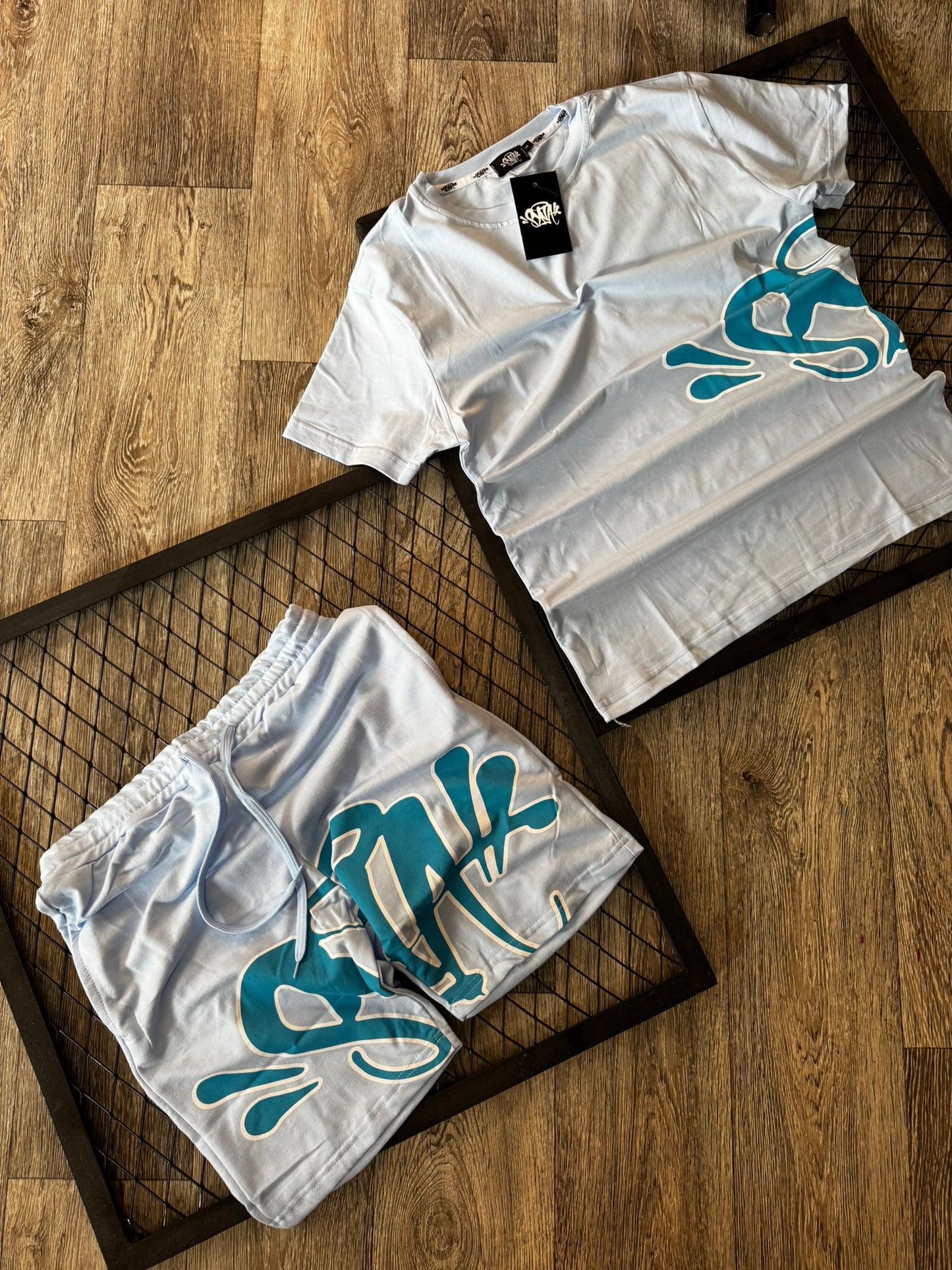 Conjunto verano Syna world blanco y azul