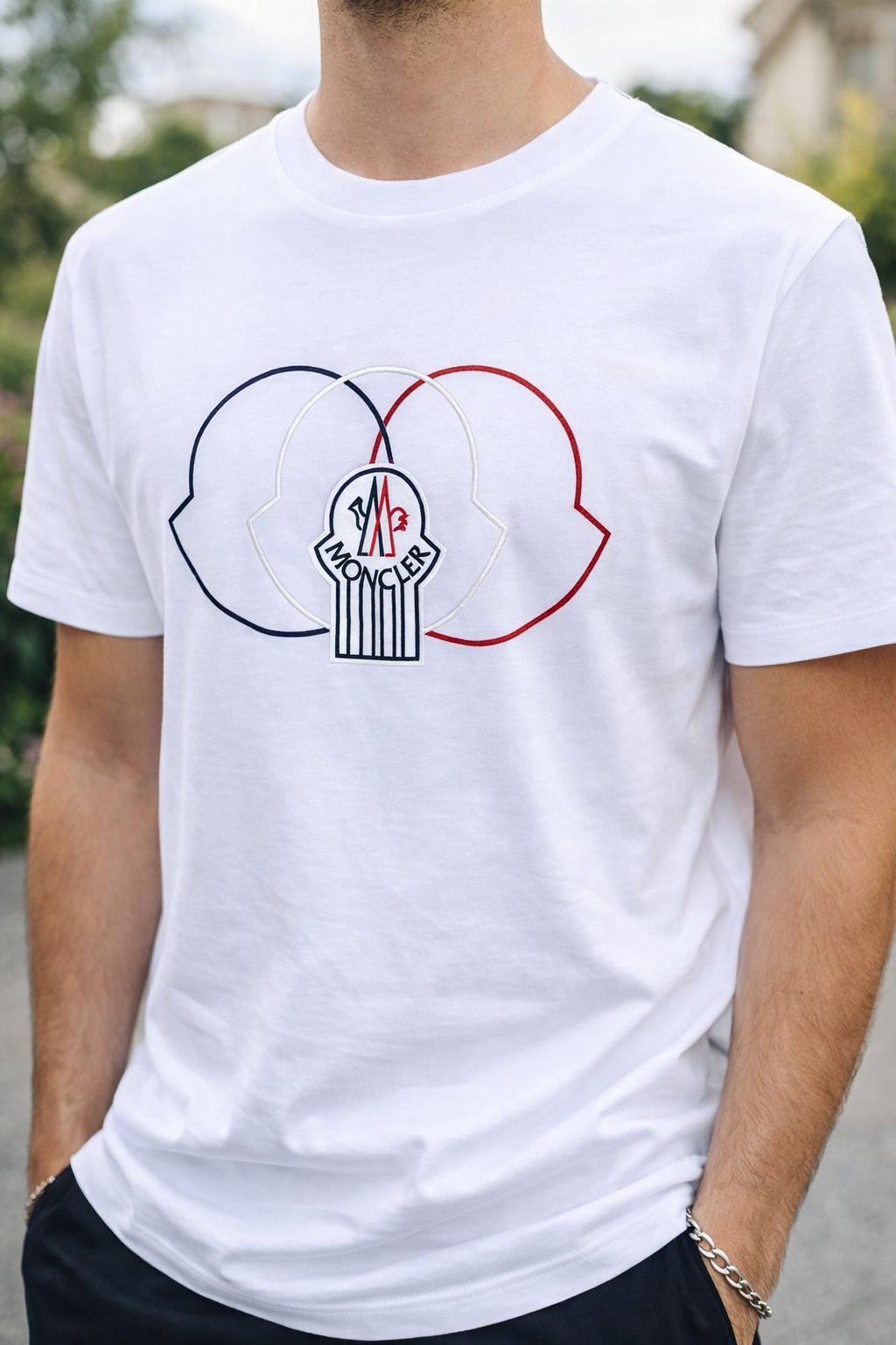 Tshirts Moncler Blanco