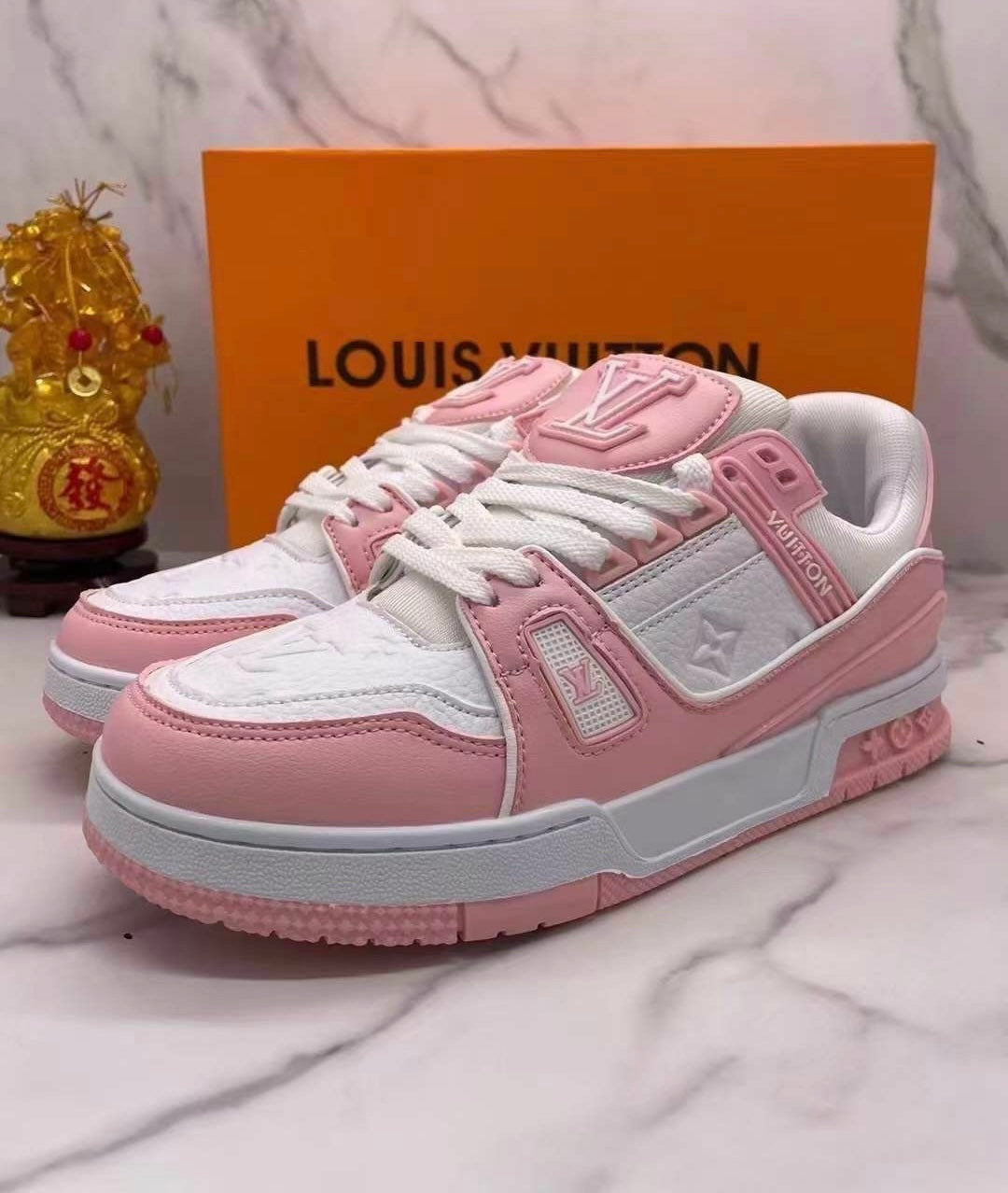 Louis Vuitton Rosa Y Blanco
