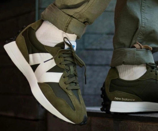 New balance verde y blanca