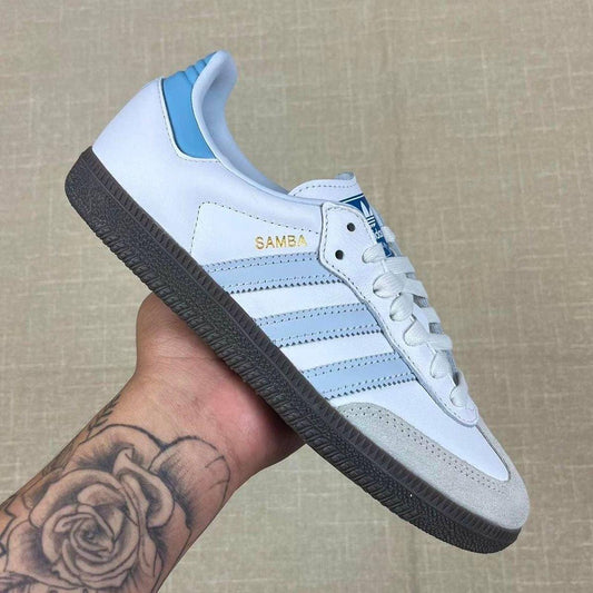 Adidas Samba OG Blancas y Azules