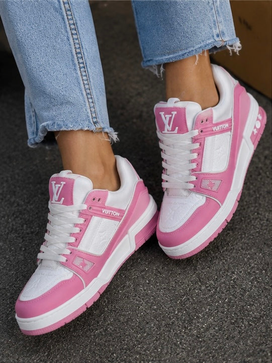 Louis Vuitton Rosa Y Blanco