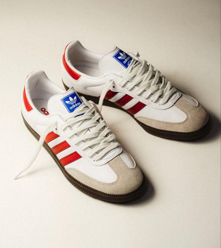 Adidas Samba OG Blancas y Rojas