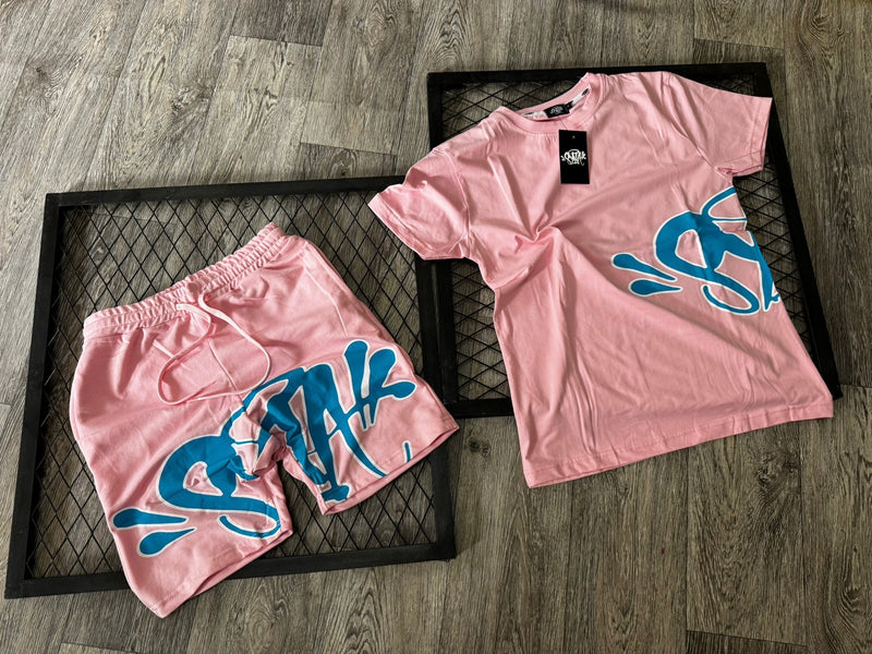 Conjunto verano Syna world rosa y azul