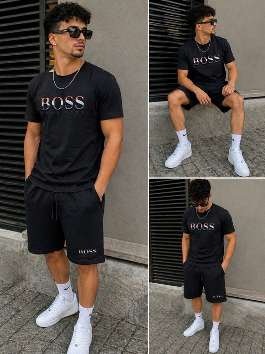 Conjunto Hugo Boss Negro