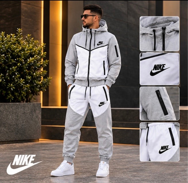 Nike Tech Gris Y Blanco