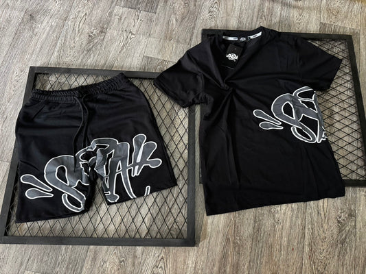 Conjunto verano Syna world negro y gris