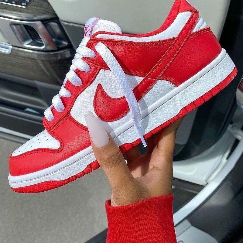 Dunk blanco y rojo