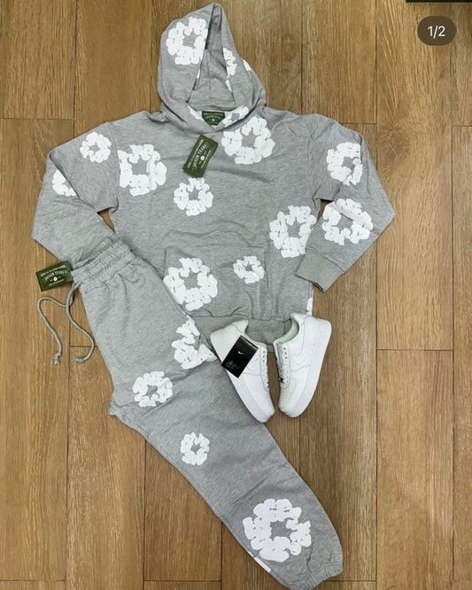 Conjunto Denim Tears Gris